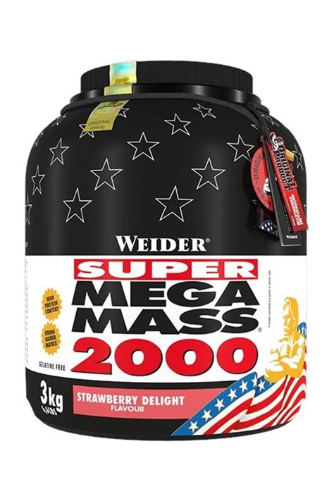 Weider Super Mega Mass 2000 1.5 KG (3.3 LB) .